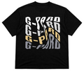Camiseta Holgada Warp -Negro
