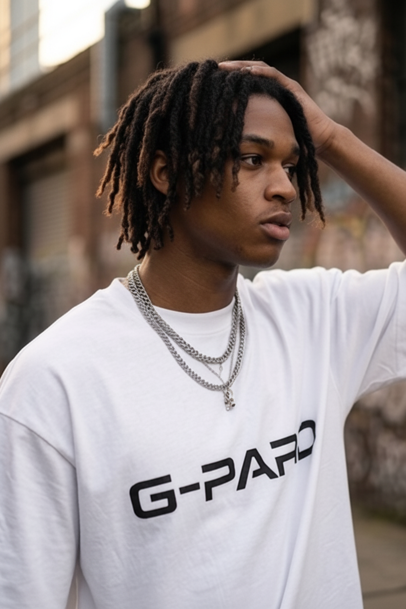 Camiseta Oversize Essential -blanco